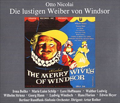 Cover for Nicolai / Mozart / Berlin Radio Sym Orch / Rother · Merry Wives of Windsor (CD) (2006)