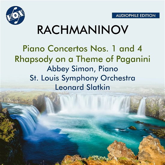Rachmaninoff: Piano Concertos Nos. 1 & 4 - Abbey Simon - Musiikki - VOX - 0747313303083 - perjantai 1. joulukuuta 2023