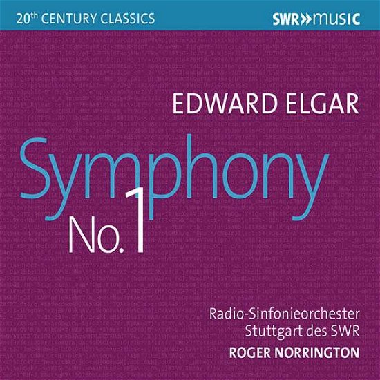 Cover for Rso Stuttgart / Norrington · Edward Elgar: Symphony No. 1 (CD) (2019)