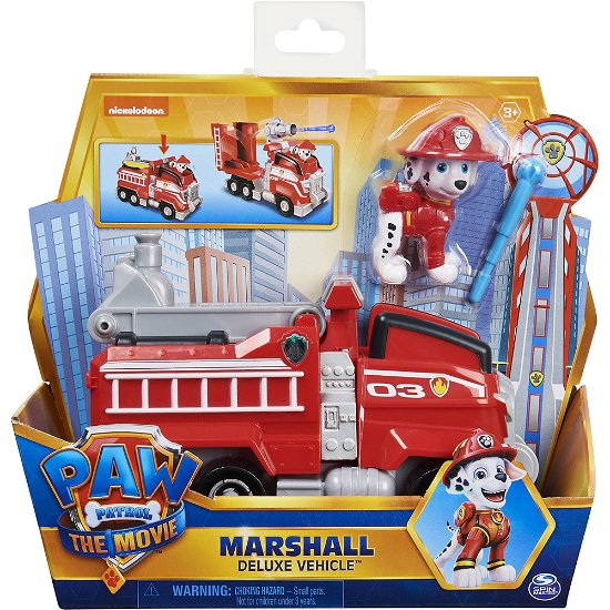 The Movie - Deluxe Vehicle - Marshall - Paw Patrol - Merchandise - Spin Master - 0778988406083 - 