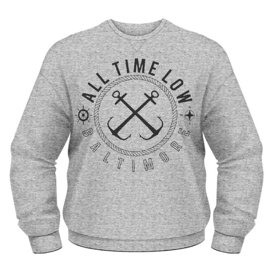 Cover for All Time Low · All Time Low: Sea Sick (Felpa Unisex Tg. S) (Klær) [size S] [Grey edition] (2013)
