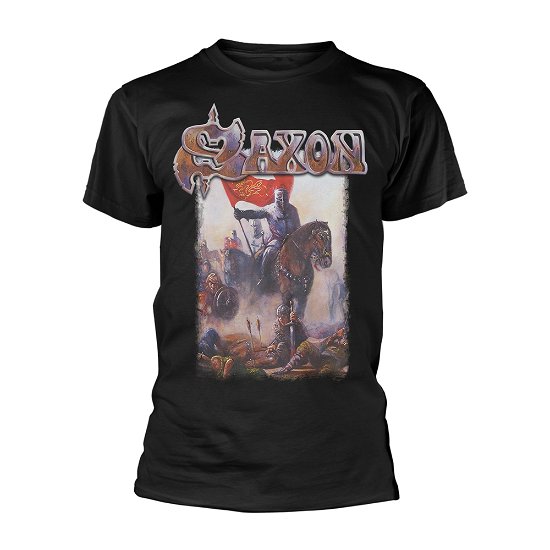 Cover for Saxon · Crusader (T-shirt) [size L] [Black edition] (2019)