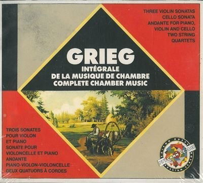 Cover for Edvard Grieg  · Grieg: Complete Chamber Music (CD) (2024)