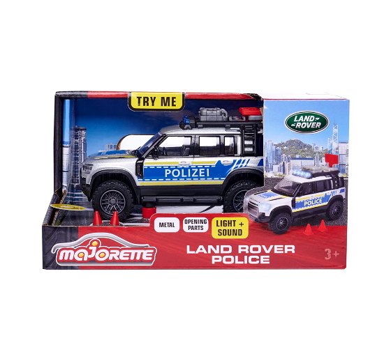 Cover for Majorette · Land Rover Police (Toys)