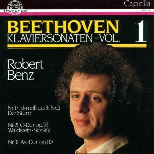 Piano Sonatas 1 - Beethoven / Benz,robert - Musik - THOROFON - 4003913120083 - 1. maj 1988