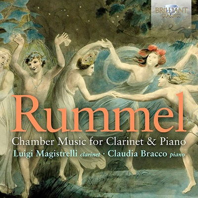 Cover for Luigi Magistrelli /claudia Bracco · Rummel: Chamber Music For Clarinet &amp; Piano (CD) (2022)