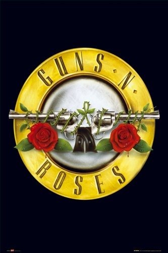 GUNS N ROSES  - Poster Logo (91.5x61) - Großes Poster - Koopwaar - Gb Eye - 5028486048083 - 7 februari 2019