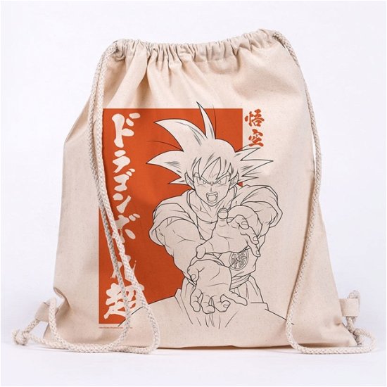 Cover for Dragon Ball Super · Dragon Ball Super Goku Cotton Drawstring Bag (Bag)