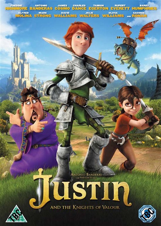 Cover for Justin  the Knights of Valour DVD · Justin And The Knights Of Valour (DVD) (2014)