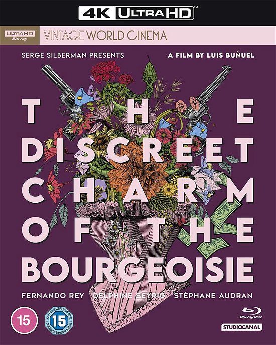 Cover for Discreet Charm of Bourgeoisie: 50th Anniversary · The Discreet Charm of The Bourgeoisie (4K UHD Blu-ray) (2022)