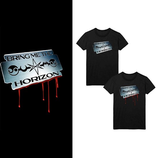 Bring Me The Horizon Unisex T-Shirt: Razor Blade - Bring Me The Horizon - Merchandise -  - 5056187759083 - 