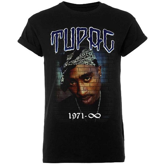 Tupac Unisex T-Shirt: Mural 1971 - Tupac - Mercancía -  - 5056561010083 - 