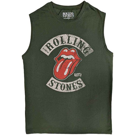 The Rolling Stones Unisex Tank T-Shirt: Tour 78 - The Rolling Stones - Merchandise -  - 5056561081083 - 