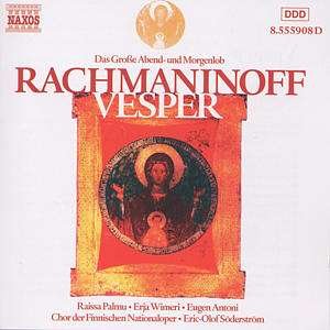 Cover for Söderström / Nationaloper Finnla · * Das Grosse Abend-U.Morgenlob (CD) (2004)