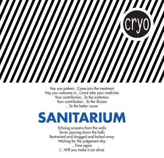 Sanitarium - Cryo - Muziek - Progress Productions - 7393210769083 - 23 november 2018