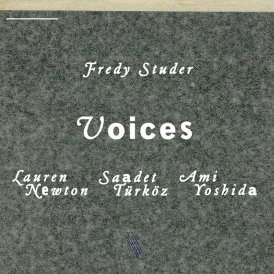 Cover for Fredy Studer · Voices (CD) (2009)