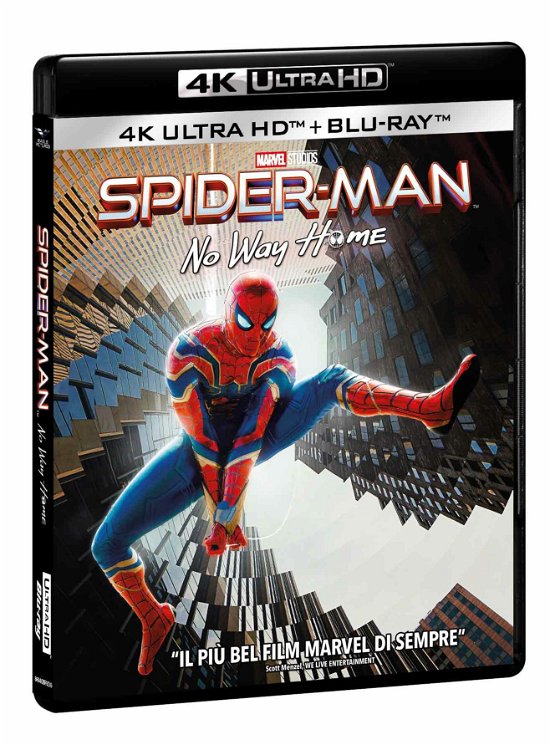 Cover for Spider-Man · No Way Home (Blu-Ray 4K+Blu-Ray Hd+Magnete) (Blu-ray) (2022)