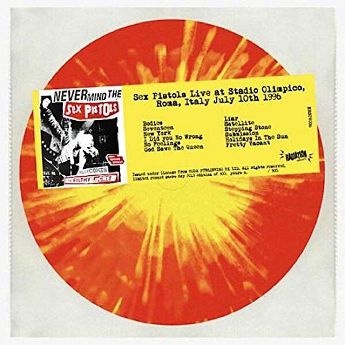 Live At Stadio Olimpico, Roma, Italy, July 10 - Sex Pistols - Musik - RADIATION REISSUES - 8055515231083 - 16 augusti 2023