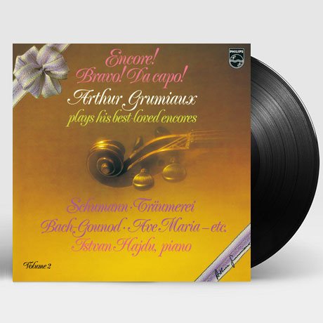 Cover for Arthur Grumiaux · Encore Bravo Da Capo Arthur Grumiaux Plays His (LP) (2018)