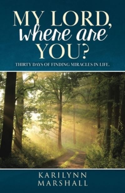 Cover for Karilynn Marshall · My Lord, Where are You? : Thirty Days of Finding Miracles in Life (Paperback Book) (2021)