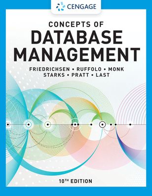 Cover for Friedrichsen, Lisa (Johnson County Community College) · Concepts of Database Management (Paperback Book) (2020)