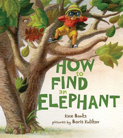 Cover for Kate Banks · How to Find an Elephant (Hardcover Book) (2017)