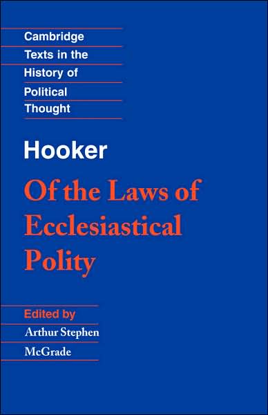 Cover for Richard Hooker · Hooker: Of the Laws of Ecclesiastical Polity - Cambridge Texts in the History of Political Thought (Taschenbuch) (1989)