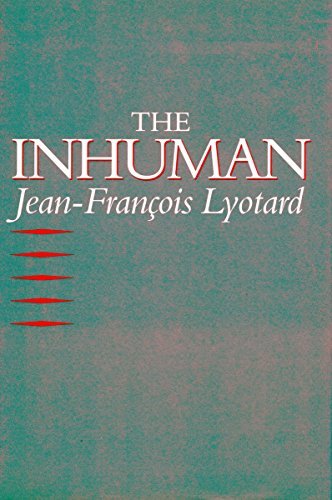 Cover for Jean-françois Lyotard · The Inhuman: Reflections on Time (Paperback Bog) (1992)