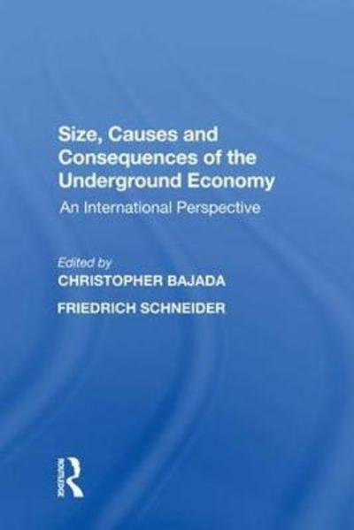 Cover for Friedrich Schneider · Size, Causes and Consequences of the Underground Economy: An International Perspective (Hardcover Book) (2017)