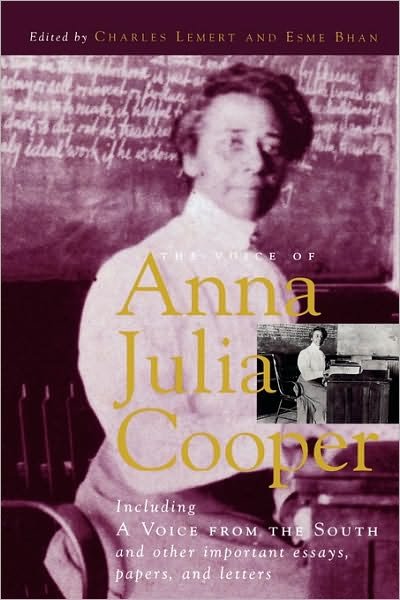 Cover for Esme Bhan · The Voice of Anna Julia Cooper: Including A Voice From the South and Other Important Essays, Papers, and Letters (Paperback Bog) (1998)