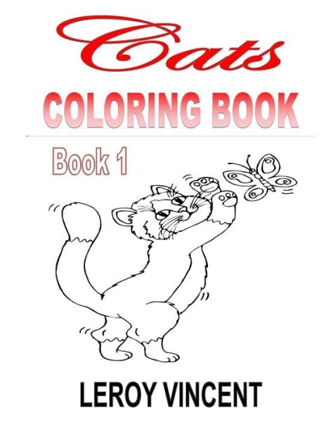 Cover for Leroy Vincent · Cats Coloring Book (Taschenbuch) (2017)