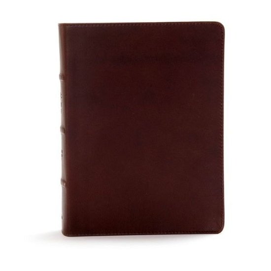 Cover for C. S. B. Bibles CSB Bibles by Holman · CSB Study Bible, Brown Genuine Leather, Indexed (Bok) (2017)