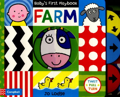 Cover for Jo Lodge · Baby's First Playbook: Farm (Board book) [Main Market Ed. edition] (2016)