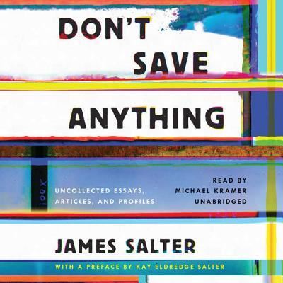 Cover for James Salter · Don't Save Anything Lib/E (CD) (2017)