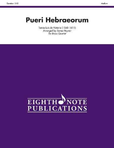Cover for Alfred Publishing Staff · Pueri Hebraeorum (Score &amp; Parts) (Eighth Note Publications) (Paperback Book) (2012)