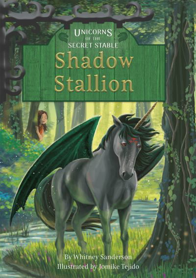 Cover for Whitney Sanderson · Shadow Stallion: Book 7 - Unicorns of the Secret Stable Set 2 (Inbunden Bok) (2021)