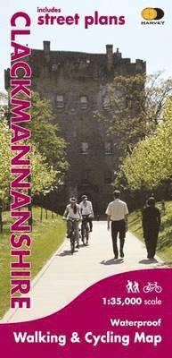 Cover for Harvey Map Services Ltd. · Clackmannanshire: Walking and Cycling (Map) (2008)