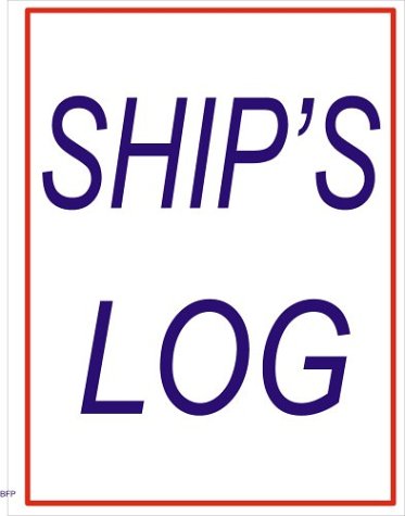 Cover for John P. Kaufman · Large Ship's Log Book (Paperback Book) (1998)