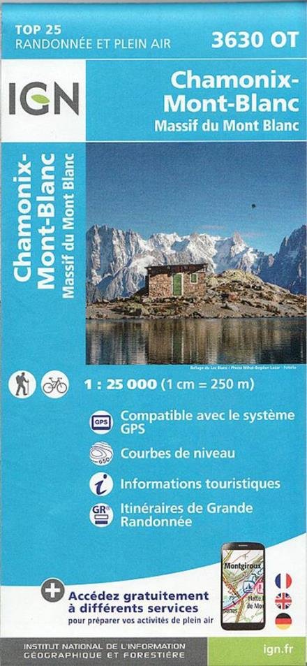 Chamonix / Massif du Mont Blanc - Ign - Bøger - Institut Geographique National - 9782758540083 - 13. marts 2017
