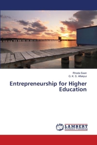 Cover for Saan · Entrepreneurship for Higher Educat (Book) (2018)