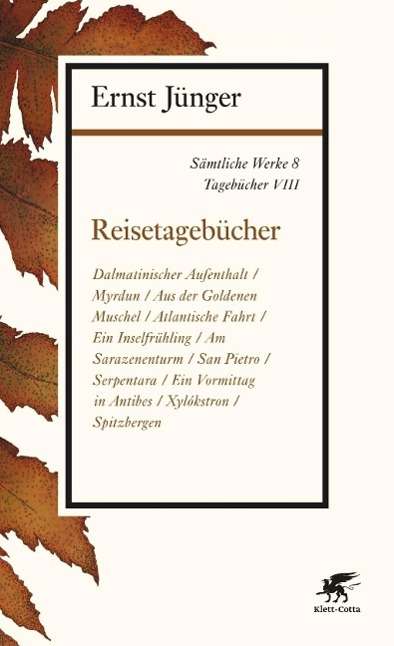 Cover for Jünger · Sämtliche Werke.08 (Book)