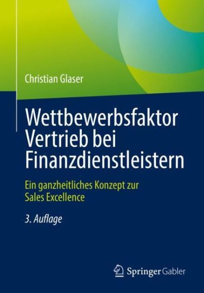 Cover for Glaser · Wettbewerbsfaktor Vertrieb bei Finanzdienstleistern (Book) (2021)