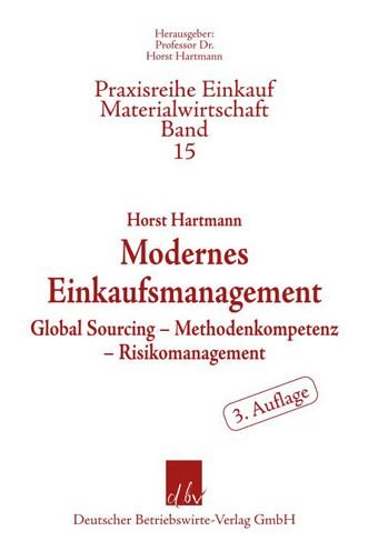 Cover for Hartmann · Modernes Einkaufsmanagement (Buch) (2018)
