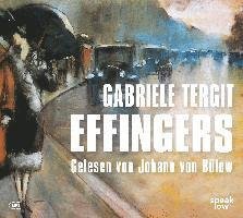 Cover for Gabriele Tergit · Effingers (Hörbok (CD)) (2022)