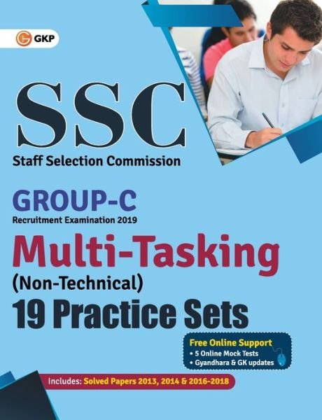 Cover for Gkp · SSC 2019 Group C Multi-Tasking (Non Technical) - 19 Practice Sets (Paperback Book) (2021)