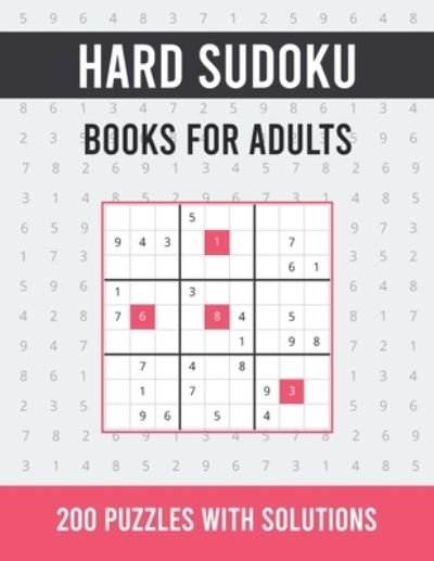 Cover for Asamsudo Press Publication · Hard Sudoku Books For Adults (Paperback Bog) (2021)