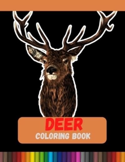 Deer Coloring Book - DXL Print - Bøger - Independently Published - 9798582384083 - 17. december 2020
