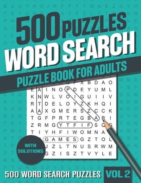Cover for Visupuzzle Books · 500 Word Search Puzzle Book for Adults (Paperback Book) (2020)