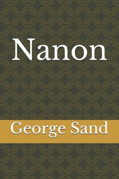 Cover for Georges Sand · Nanon (Paperback Book) (2020)