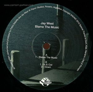 Cover for Jay West · Blame the Music EP (12&quot;) (2012)